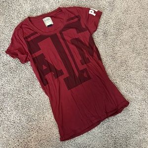 PINK Victoria Secret Texas A&M Tee